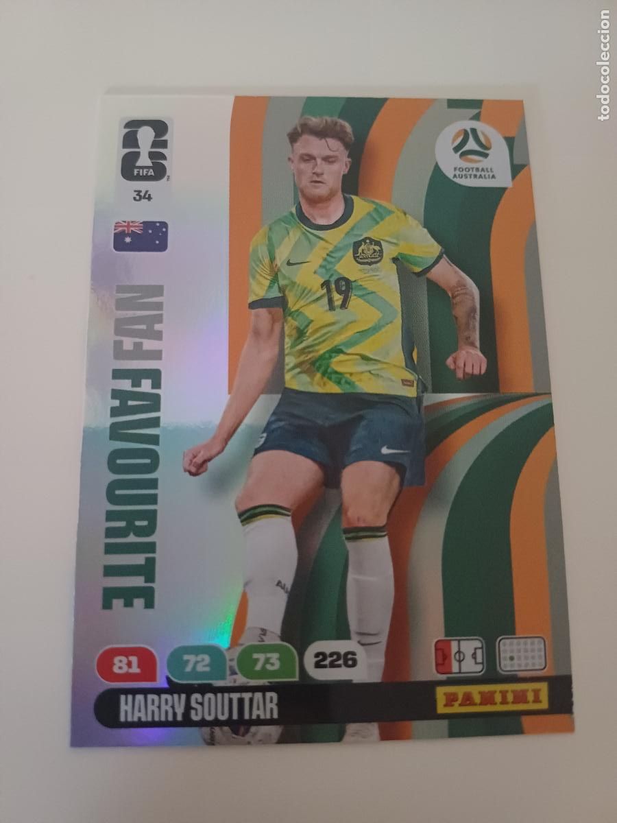Cartes &agrave; collectionner de Football: 034 - AUS01 - Harry Souttar / Australia