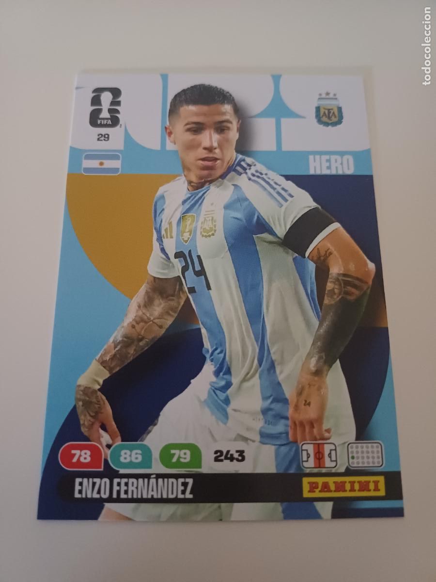 Cartes &agrave; collectionner de Football: 029 - ARG08 - Enzo Fern&aacute;ndez / Argentina