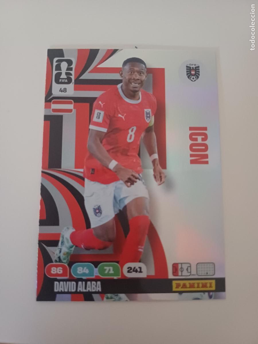 Cartes &agrave; collectionner de Football: 048 - AUT03 - David Alaba / Austria