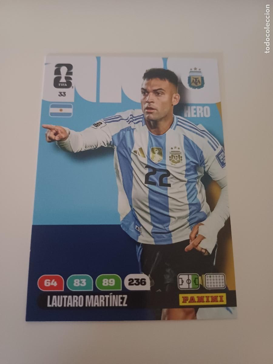 Cartes &agrave; collectionner de Football: 033 - ARG12 - Lautaro Mart&iacute;nez / Argentina