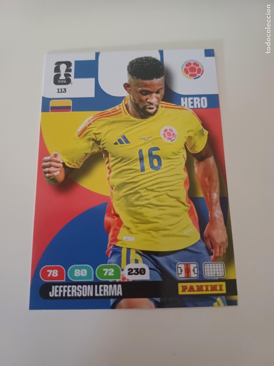 Cartes &agrave; collectionner de Football: 113 - COL08 - Jefferson Lerma / Colombia