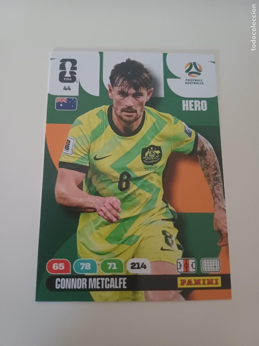 Cartes &agrave; collectionner de Football: 044 - AUS11 - Connor Metcalfe / Australia