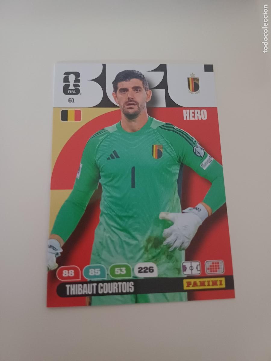 Cromos de Futebol: 061 - BEL04 - Thibaut Courtois / Belgium