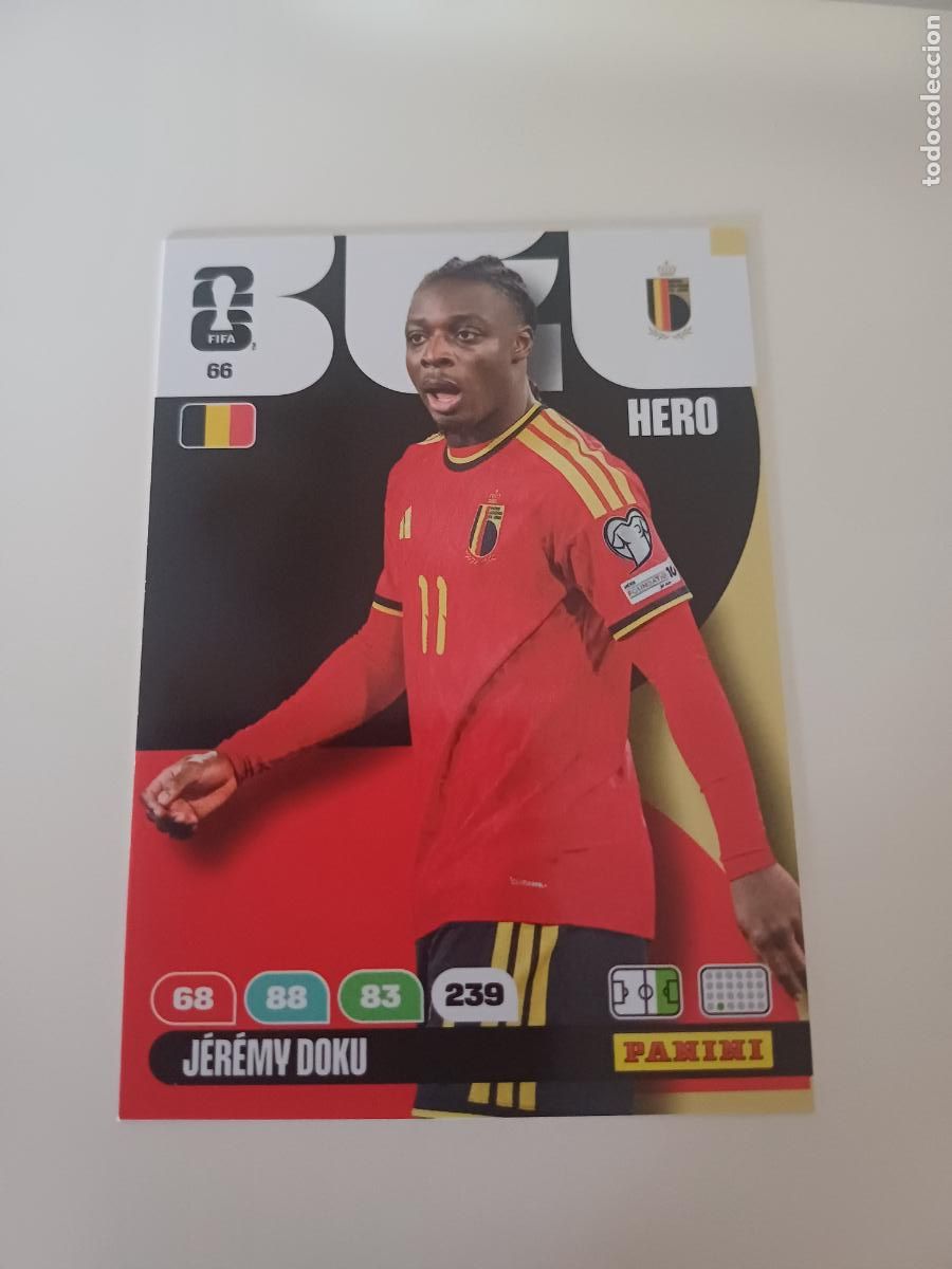 Cromos de Futebol: 066 - BEL09 - J&eacute;r&eacute;my Doku / Belgium