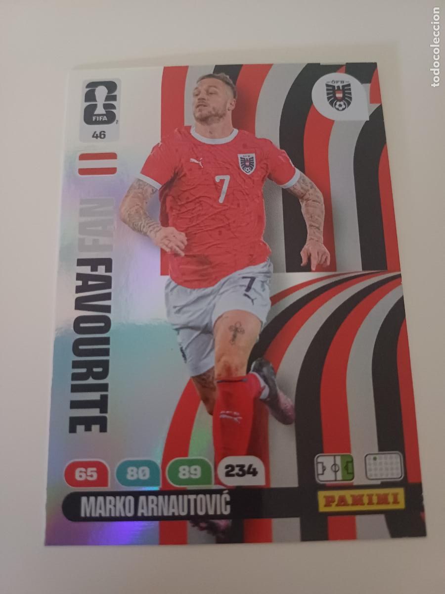 Cromos de Futebol: 046 - AUT01 - Marko Arnautovi? / Austria