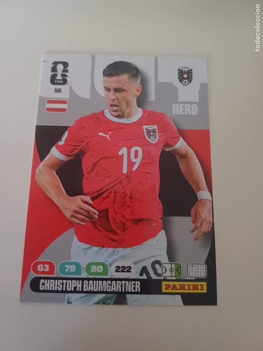 Cromos de Futebol: 056 - AUT11 - Christoph Baumgartner / Austria
