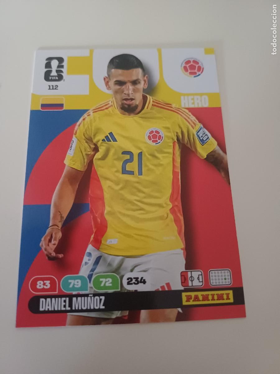 Cromos de Futebol: 112 - COL07 - Daniel Mu&ntilde;oz / Colombia