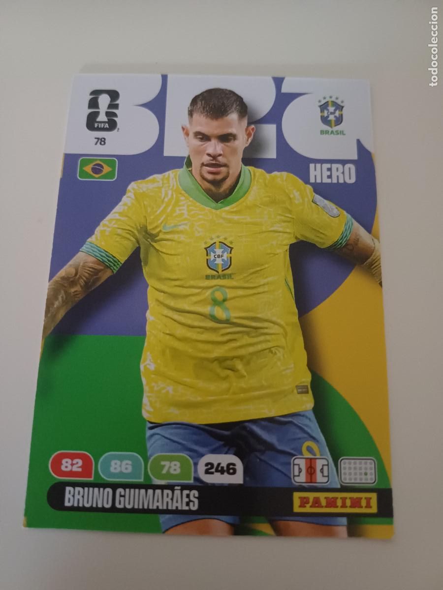 Cromos de Futebol: 078 - BRA09 - Bruno Guimar&atilde;es / Brazil