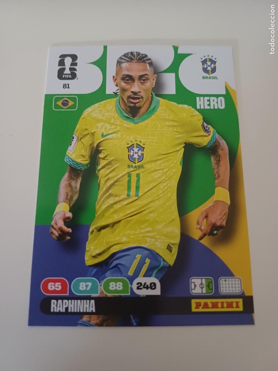 Cromos de Futebol: 081 - BRA12 - Raphinha / Brazil