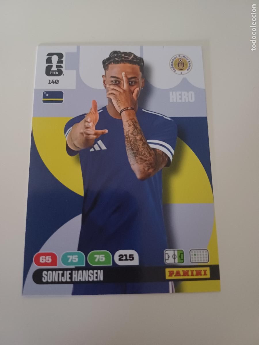 Cromos de Futebol: 140 - CUW11 - Sontje Hansen / Cura&ccedil;ao