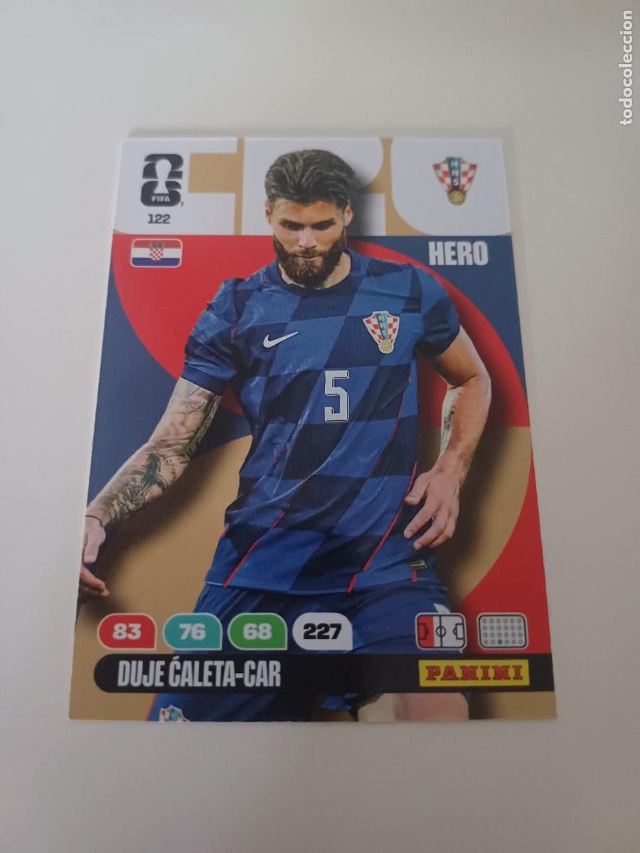 Cromos de Futebol: 122 - CRO05 - Duje ?aleta-Car / Croatia