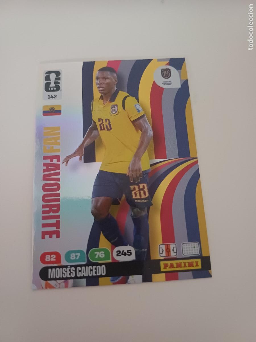 Cromos de Futebol: 142 - ECU01 - Mois&eacute;s Caicedo / Ecuador