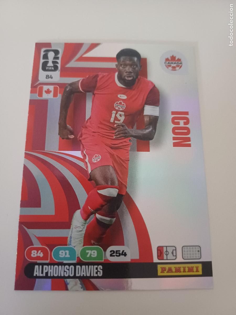 Cromos de Futebol: 084 - CAN03 - Alphonso Davies / Canada