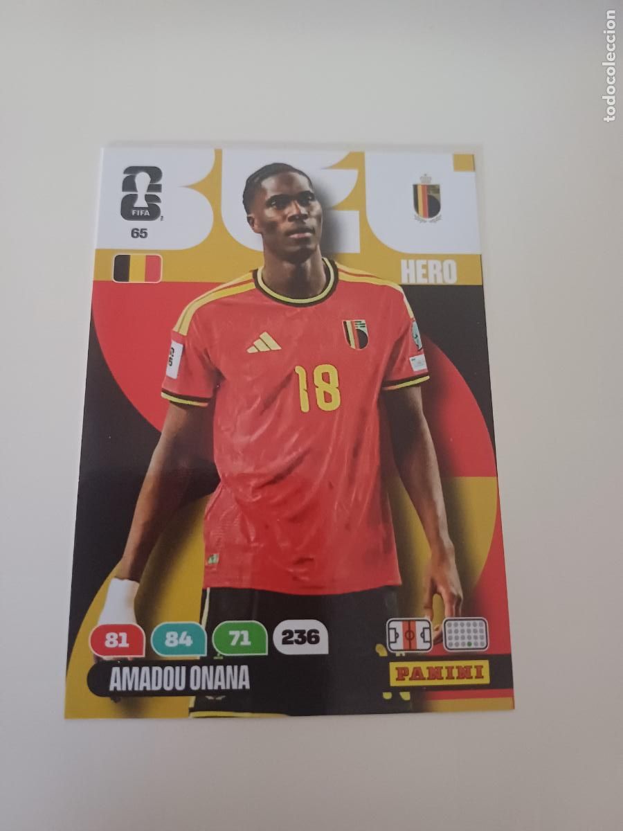 Cromos de F&uacute;tbol: 065 - BEL08 - Amadou Onana / Belgium