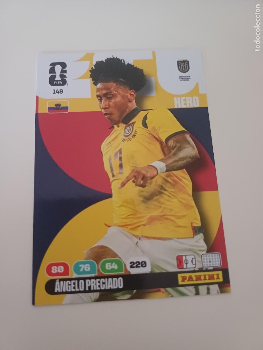 Cromos de F&uacute;tbol: 149 - ECU08 - &Aacute;ngelo Preciado / Ecuador