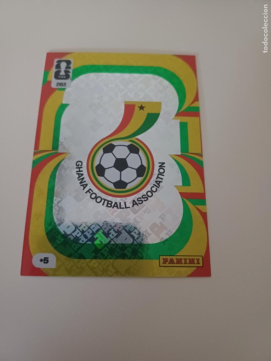 Cromos de F&uacute;tbol: 203 - GHA02 - Ghana Logo / Ghana