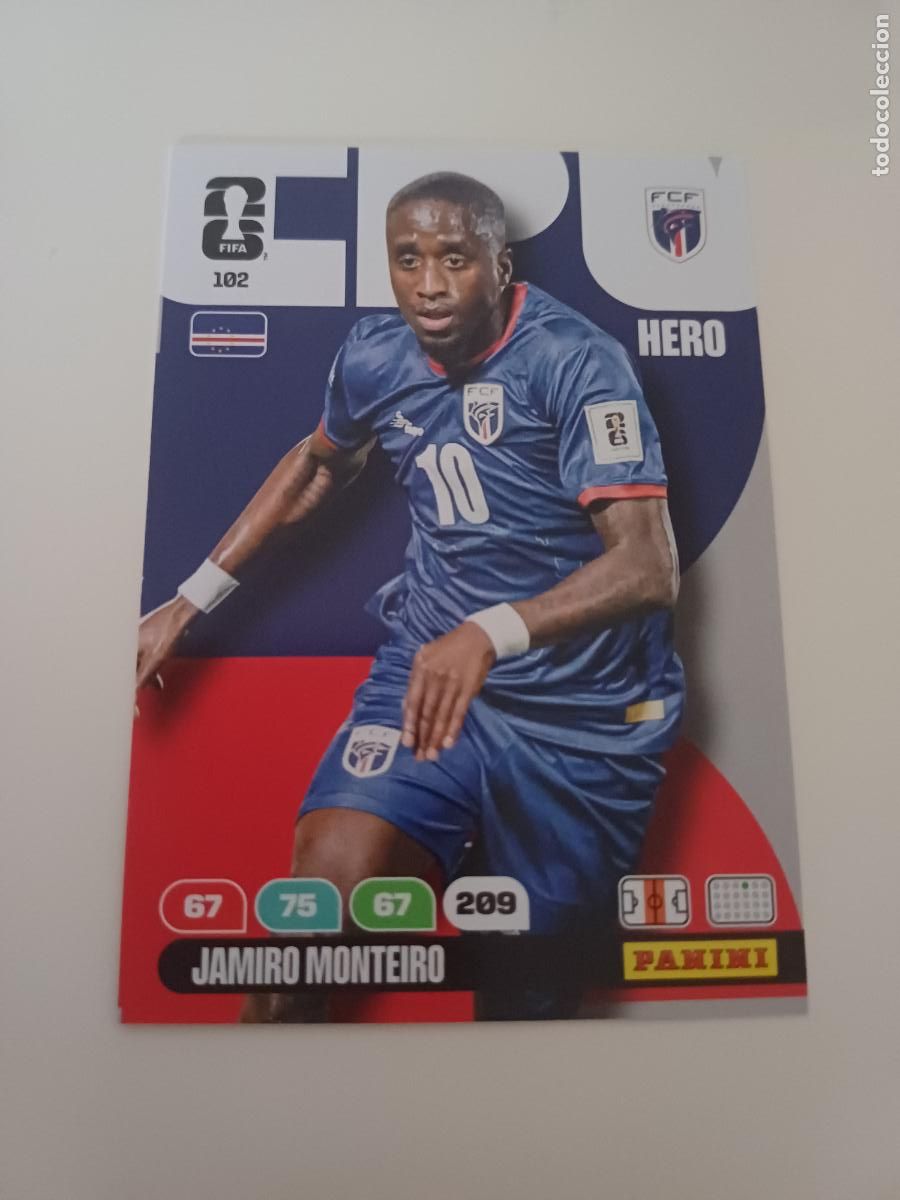 Cromos de F&uacute;tbol: 102 - CPV09 - Jamiro Monteiro / Cape Verde
