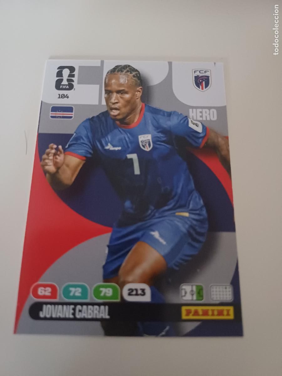 Cromos de F&uacute;tbol: 104 - CPV11 - Jovane Cabral / Cape Verde