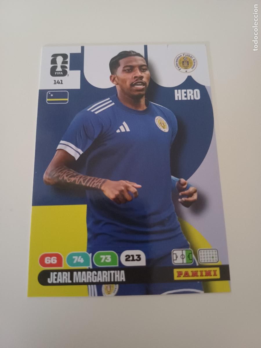 Cromos de F&uacute;tbol: 141 - CUW12 - Jearl Margaritha / Cura&ccedil;ao