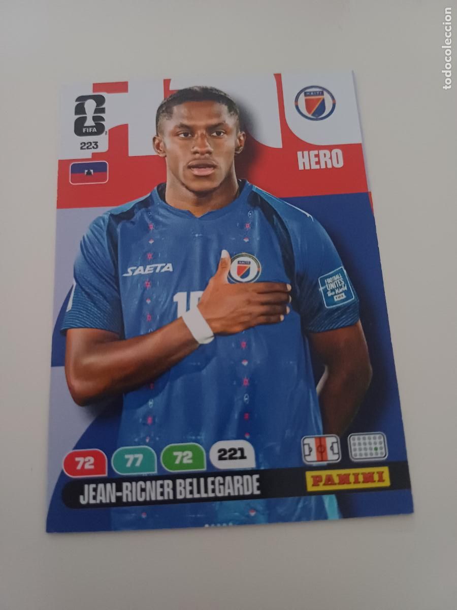 Cromos de F&uacute;tbol: 223 - HAI10 - Jean-Ricner Bellegarde / Haiti