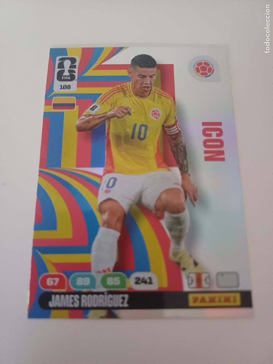 Cromos de F&uacute;tbol: 108 - COL03 - James Rodr&iacute;guez / Colombia