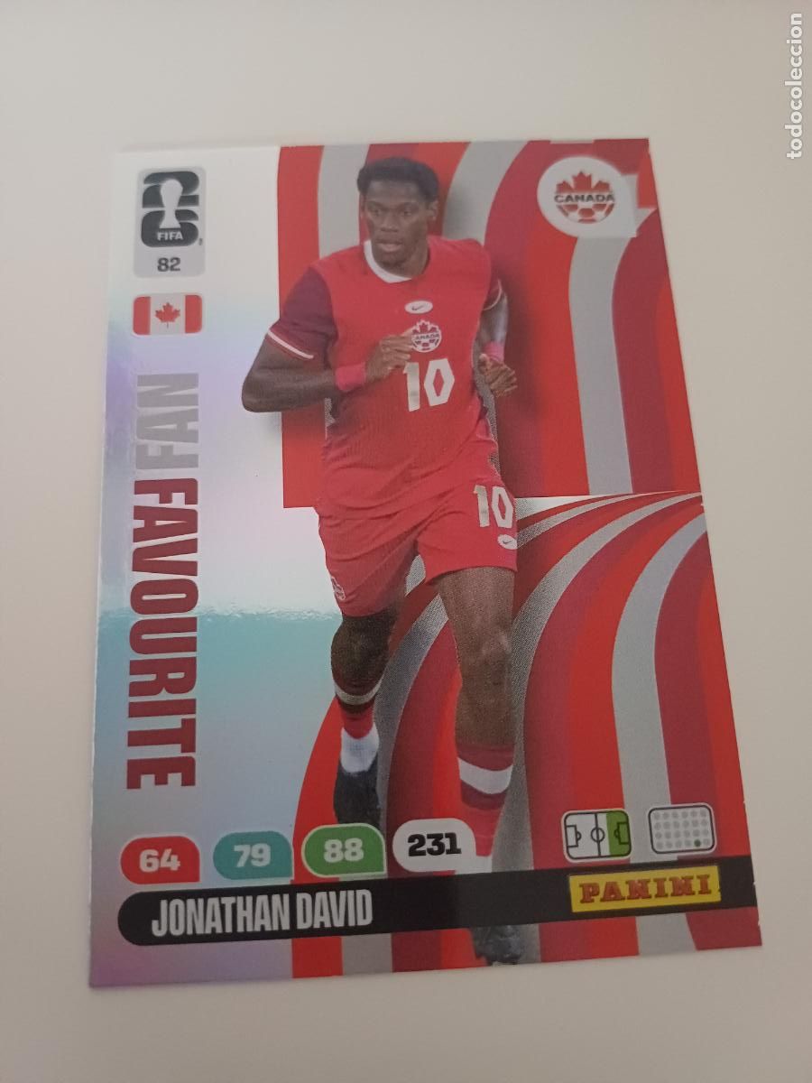 Cromos de Futebol: 082 - CAN01 - Jonathan David / Canada