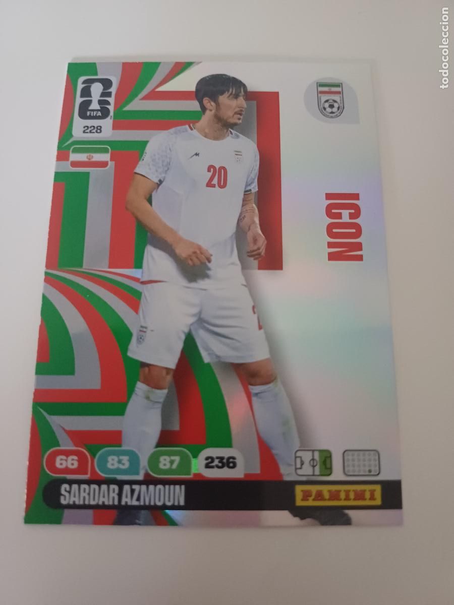 Cromos de Futebol: 228 - IRN03 - Sardar Azmoun / Iran