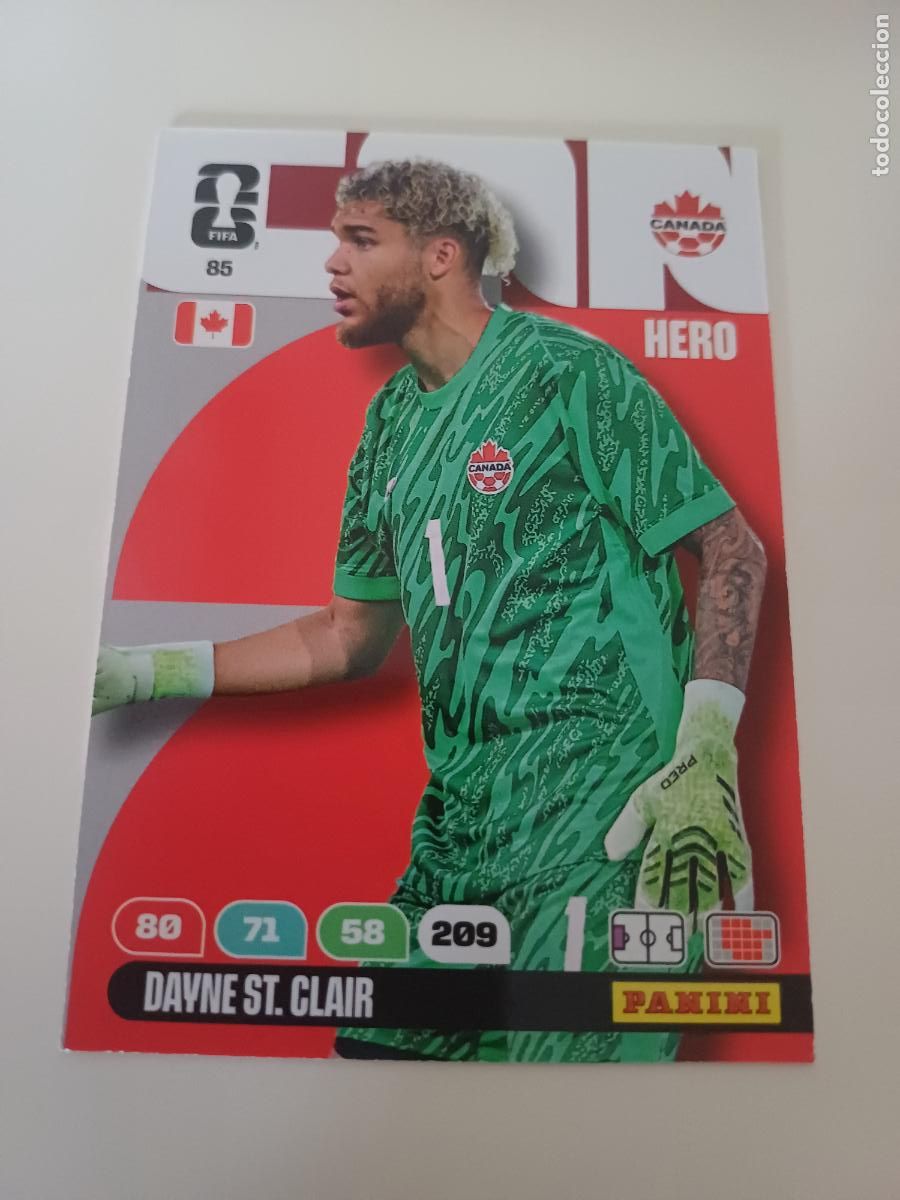 Cromos de F&uacute;tbol: 085 - CAN04 - Dayne St. Clair / Canada
