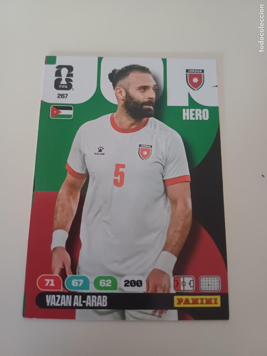 Cartes &agrave; collectionner de Football: 267 - JOR06 - Yazan Al-Arab / Jordan
