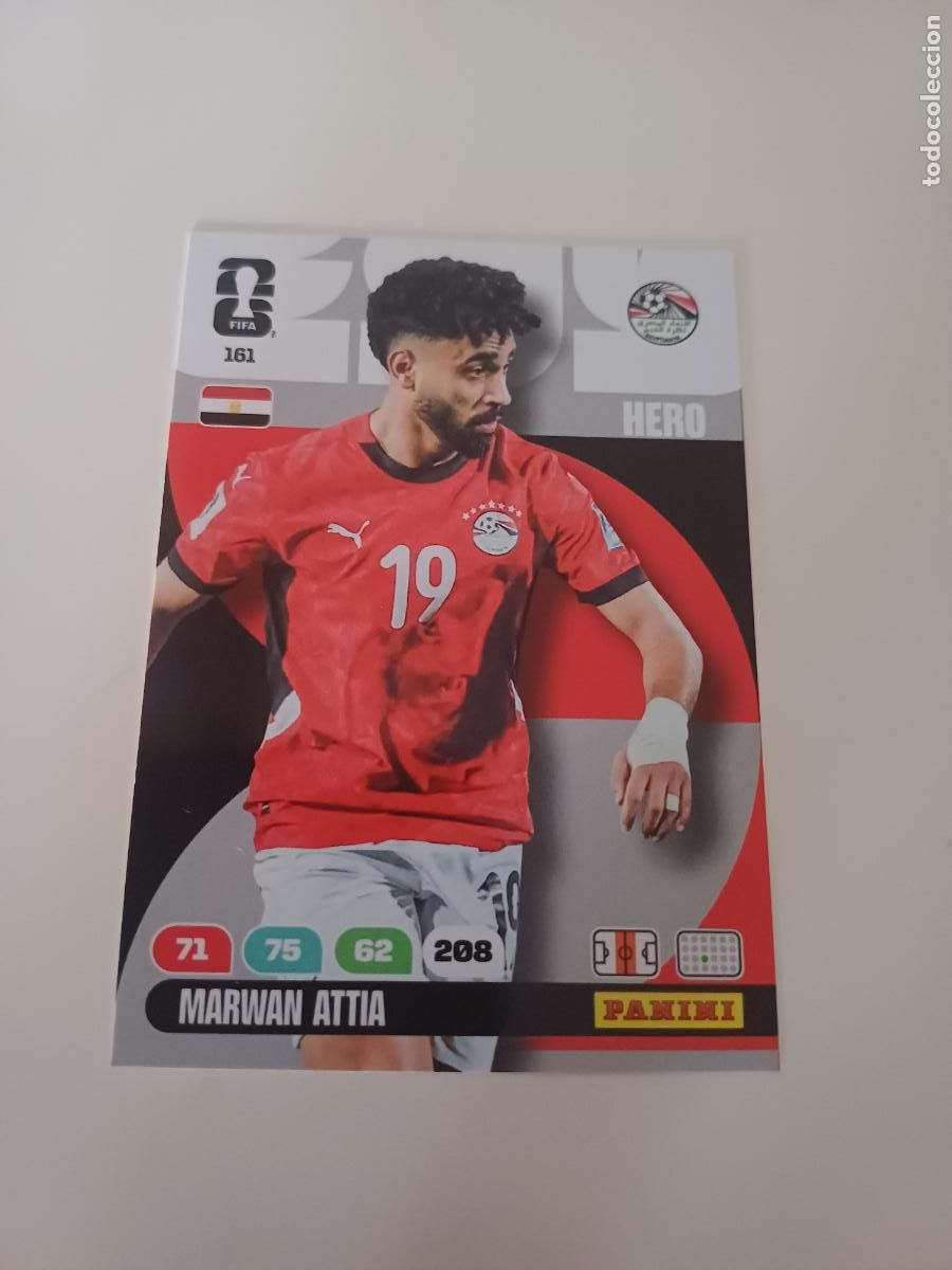 Cartes &agrave; collectionner de Football: 161 - EGY08 - Marwan Attia / Egypt