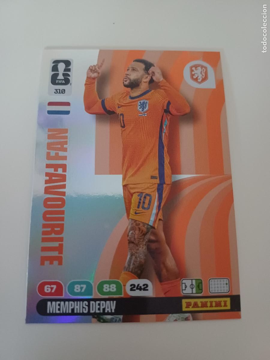 Cartes &agrave; collectionner de Football: 310 - NED01 - Memphis Depay / Netherlands