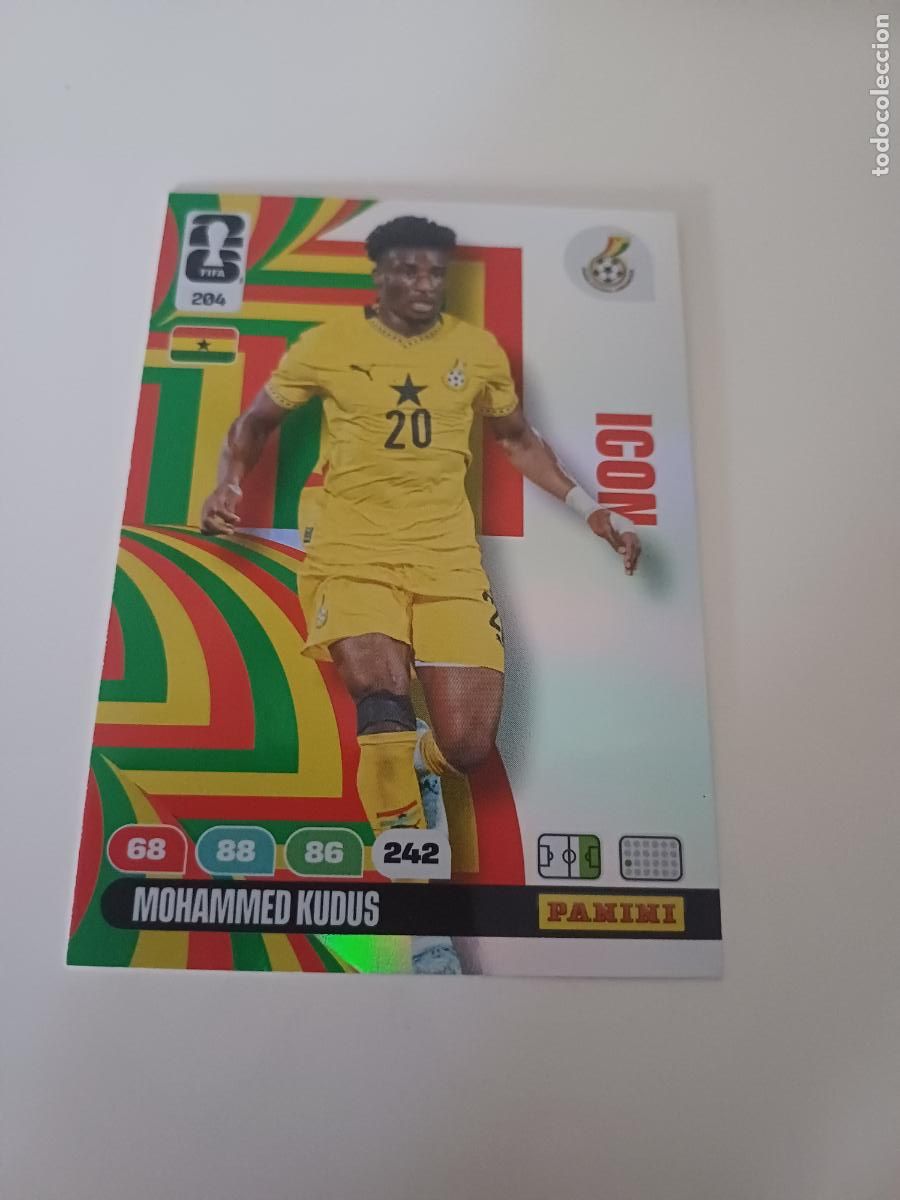 Cartes &agrave; collectionner de Football: 204 - GHA03 - Mohammed Kudus / Ghana
