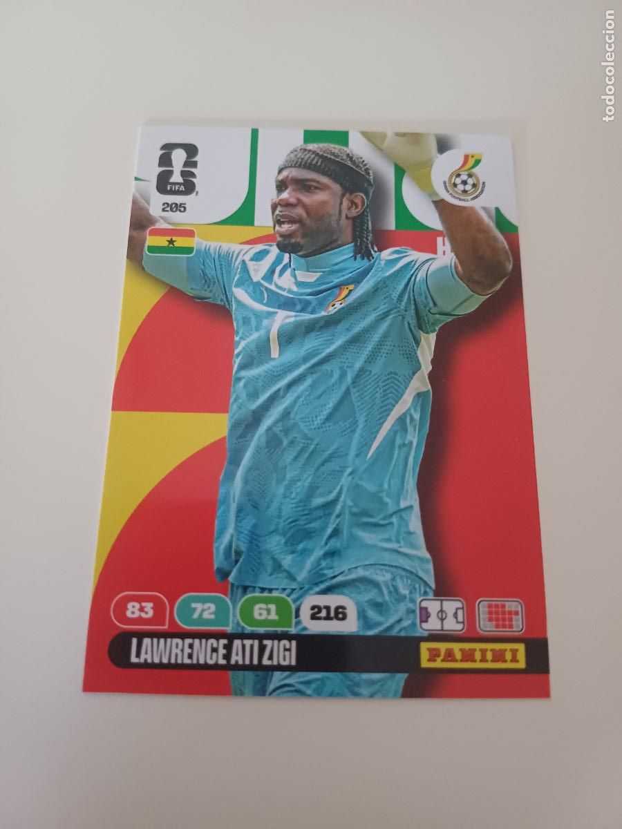 Cartes &agrave; collectionner de Football: 206 - GHA05 - Alidu Seidu / Ghana
