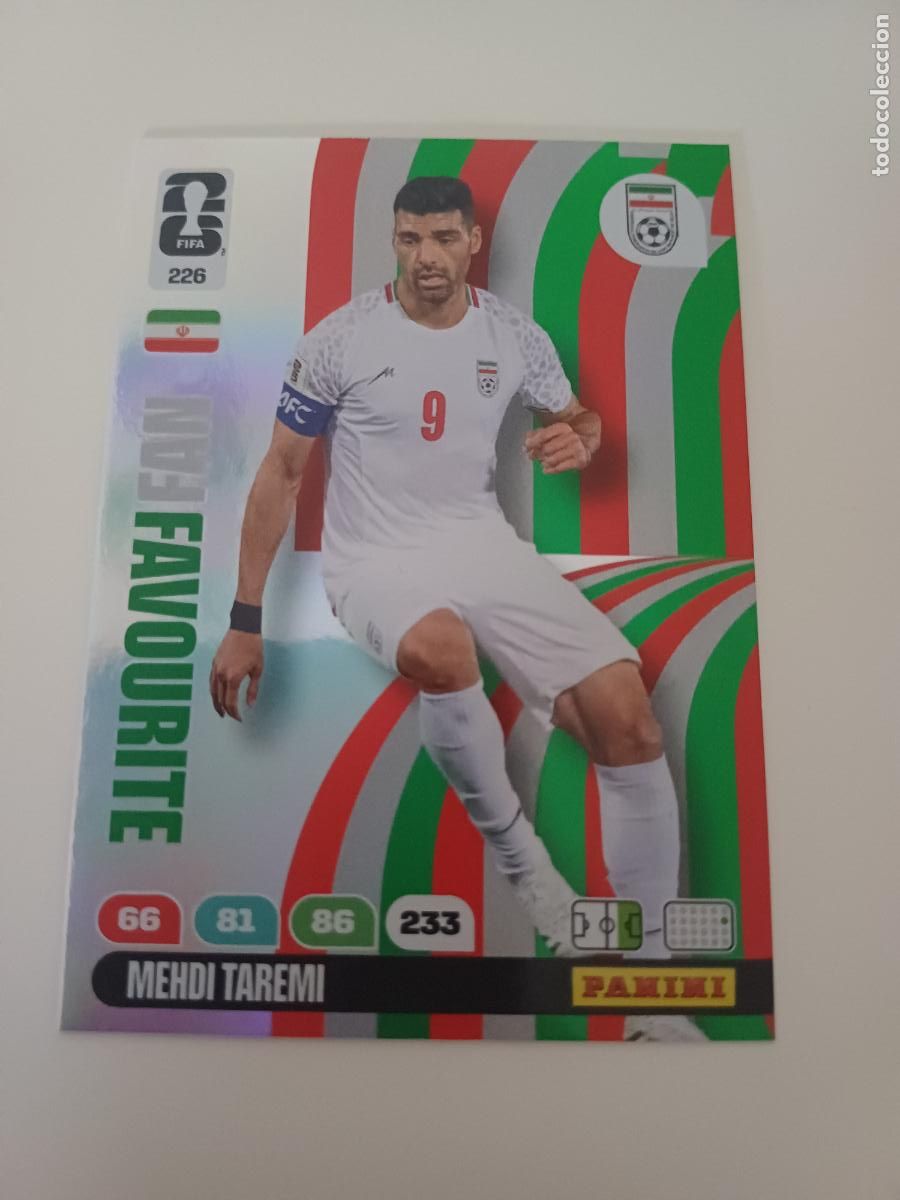 Cromos de Futebol: 226 - IRN01 - Mehdi Taremi / Iran
