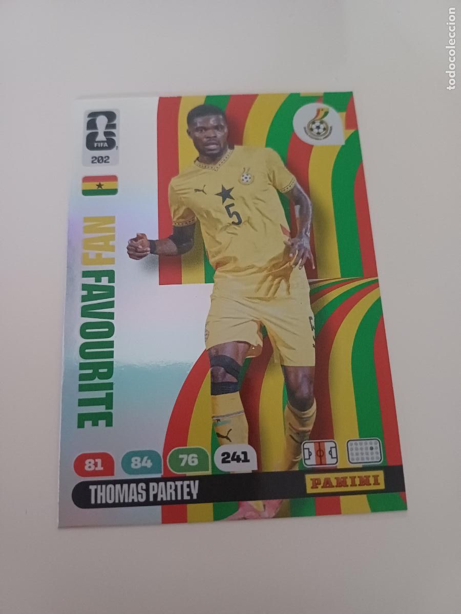 Cromos de Futebol: 202 - GHA01 - Thomas Partey / Ghana