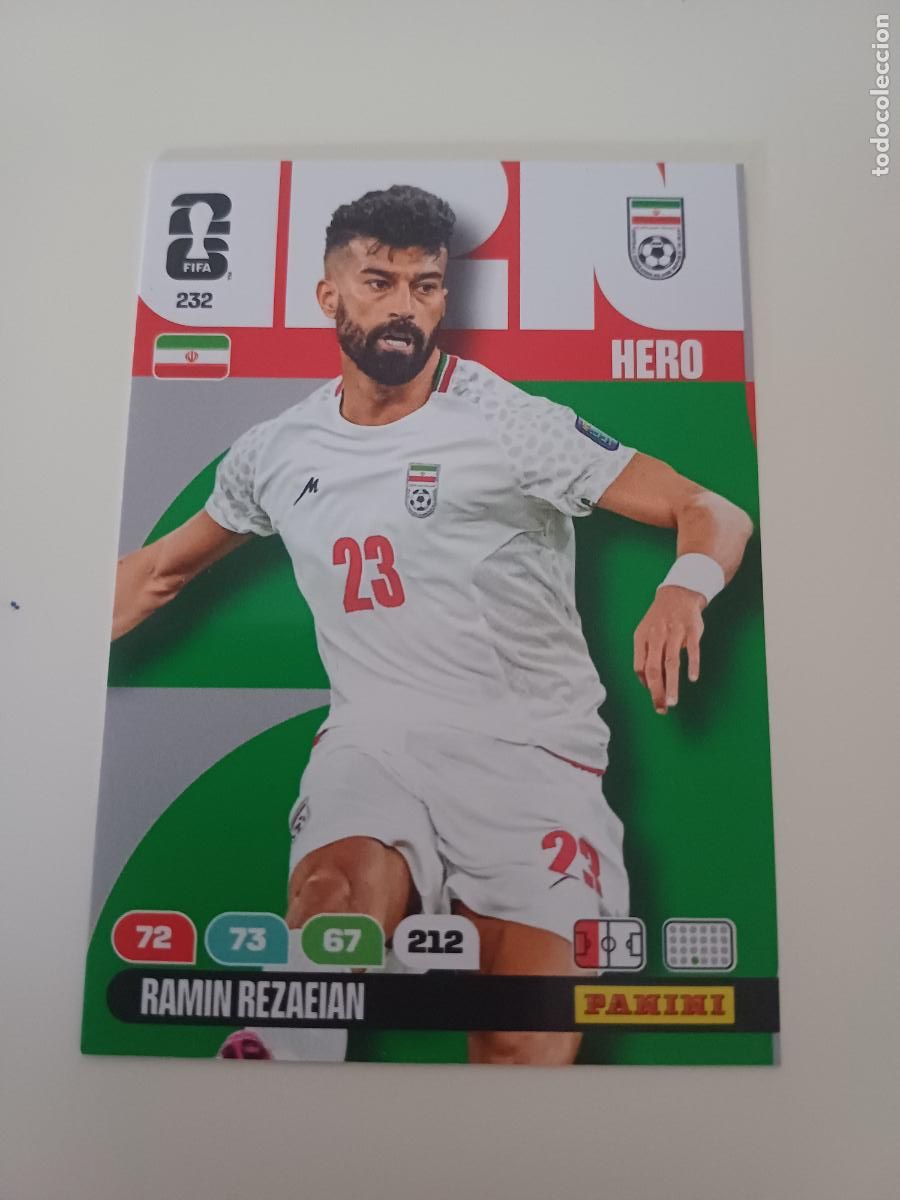 Cromos de Futebol: 232 - IRN07 - Ramin Rezaeian / Iran