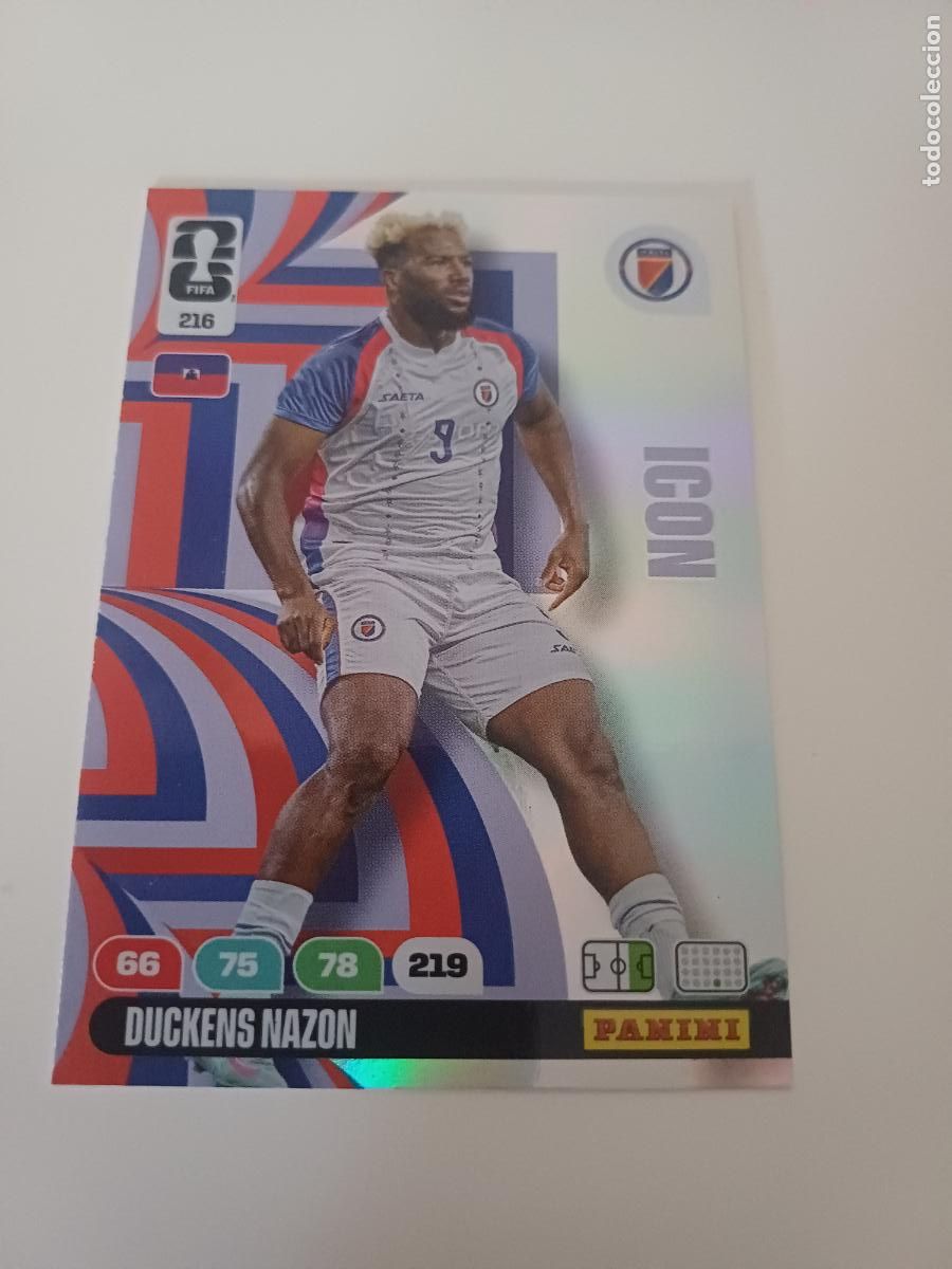 Cromos de Futebol: 216 - HAI03 - Duckens Nazon / Haiti