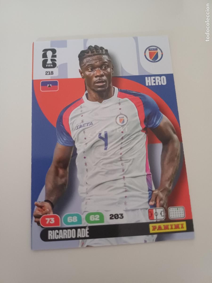 Cromos de Futebol: 218 - HAI05 - Ricardo Ad&eacute; / Haiti