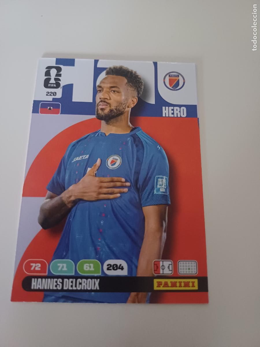 Cromos de Futebol: 220 - HAI07 - Hannes Delcroix / Haiti