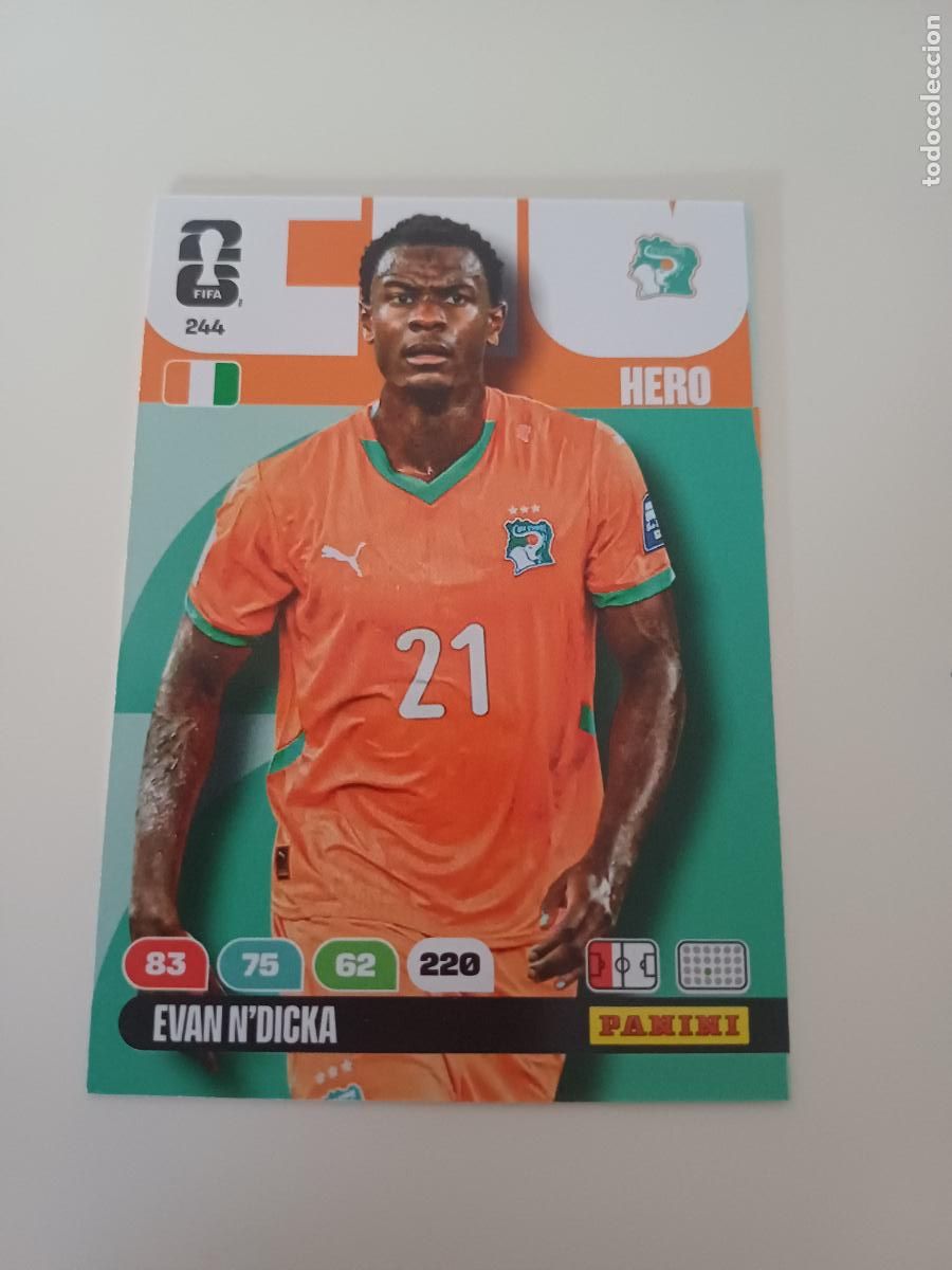 Cromos de Futebol: 244 - CIV07 - Evan N'Dicka / Ivory Coast