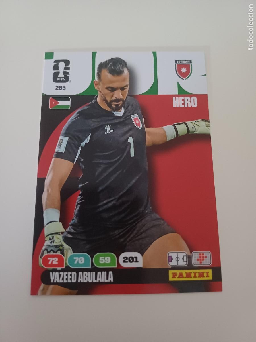 Cromos de Futebol: 265 - JOR04 - Yazeed Abulaila / Jordan