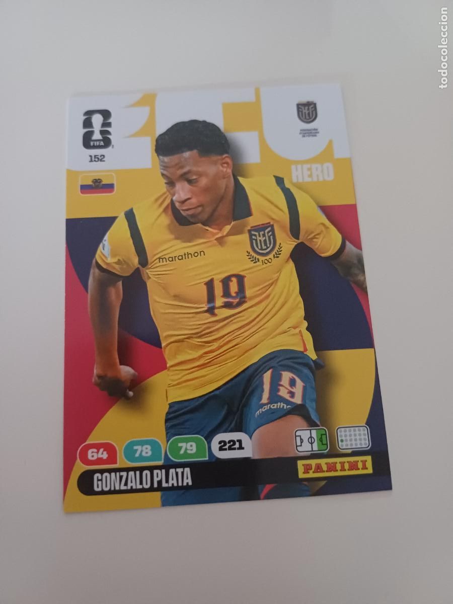Cromos de Futebol: 152 - ECU11 - Gonzalo Plata / Ecuador