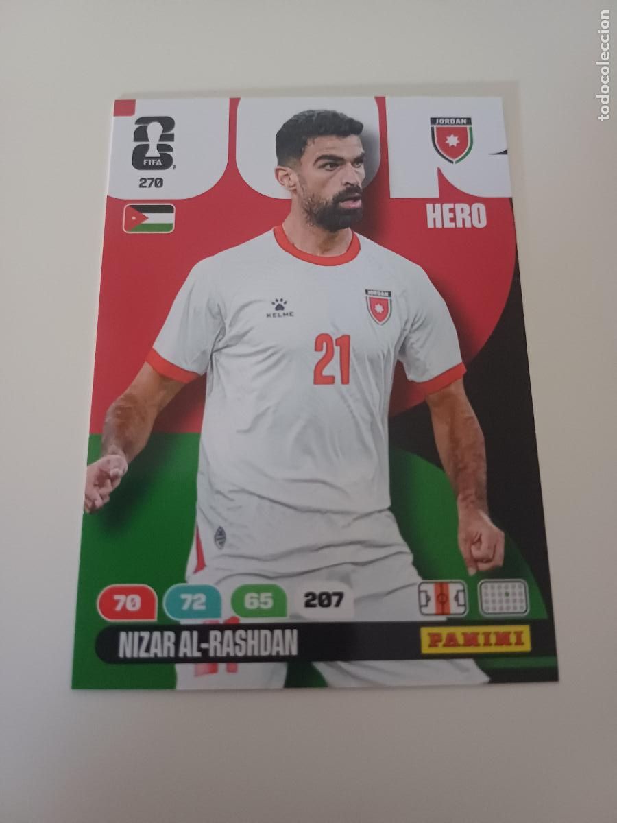 Cromos de Futebol: 270 - JOR09 - Nizar Al-Rashdan / Jordan