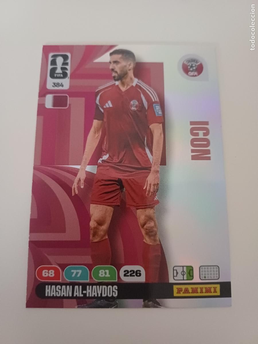 Cromos de Futebol: 384 - QAT03 - Hasan Al-Haydos / Qatar
