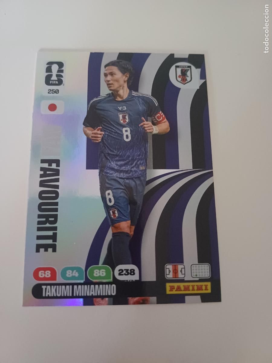 Cromos de Futebol: 250 - JPN01 - Takumi Minamino / Japan