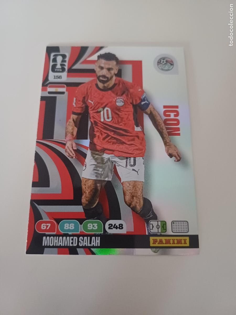 Cromos de Futebol: 156 - EGY03 - Mohamed Salah / Egypt