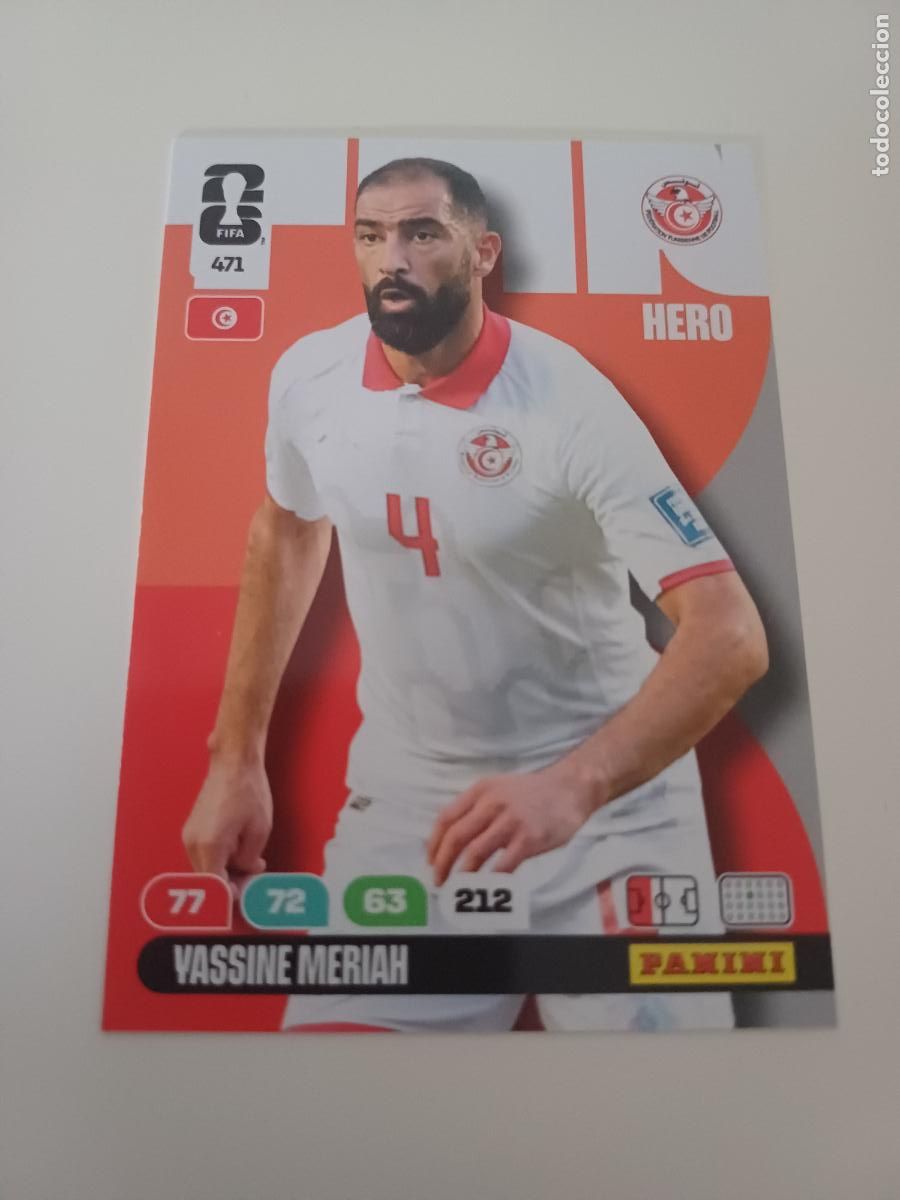 Cromos de Futebol: 471 - TUN06 - Yassine Meriah / Tunisia