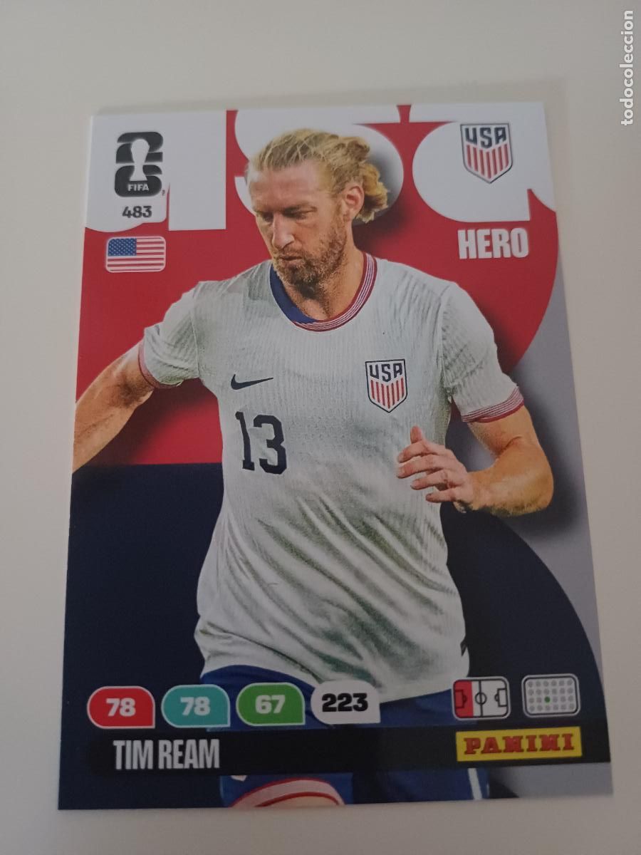 Cromos de Futebol: 483 - USA06 - Tim Ream / United States