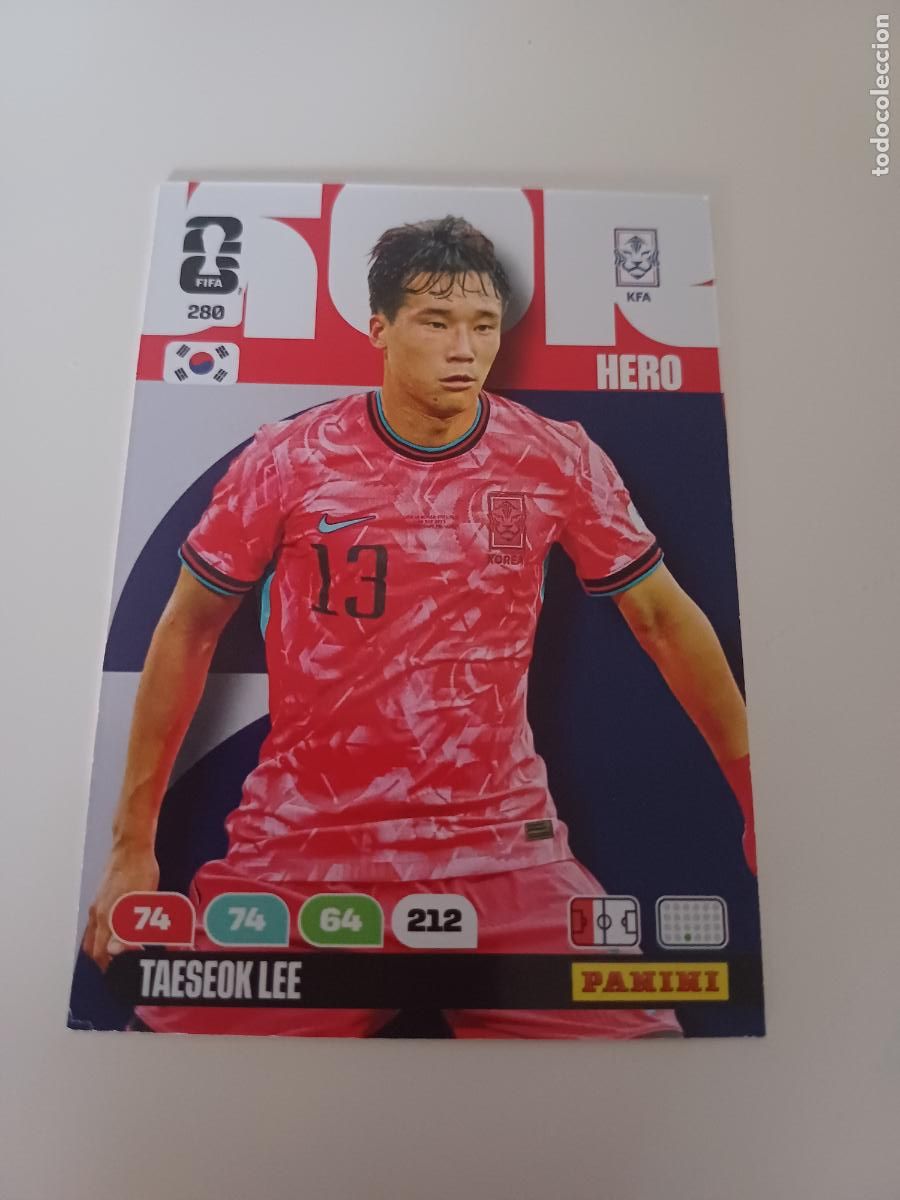 Cromos de Futebol: 280 - KOR07 - Taeseok Lee / Korea Republic
