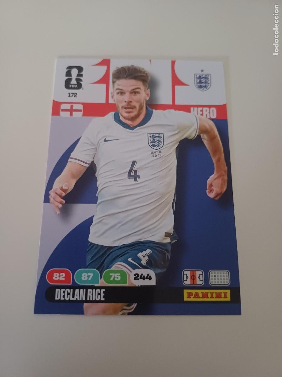 Cromos de Futebol: 172 - ENG07 - Declan Rice / England